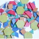 Bloques geométricos 250 piezas en madera reciclada