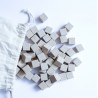 150 cubos 2x2x2 cm madera natural