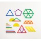 Geostix - Set de construcción y geometría con varillas