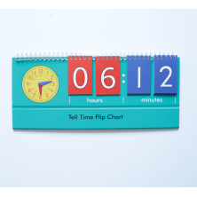 ¿Qué hora es? Flip Chart Reloj de Estudiante