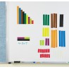 Regletas magnéticas Cuisenaire (grandes)