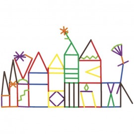 Junior Geostix - Set  construcción 200 varillas