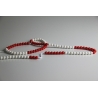 Cadena de 100 bolas de plástico de 13 mm
