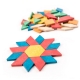 Bloques geométricos 250 piezas en madera reciclada