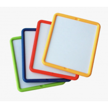 Set de 4 Pizarras de 2 caras metálicas