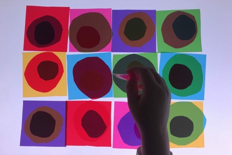 Kandinsky mesa de luz