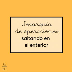 jerarquia de operaciones